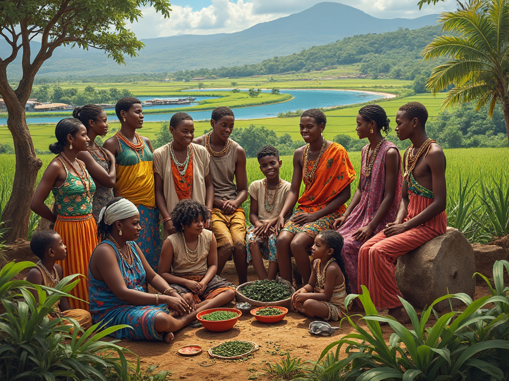 Madagaskar'da Sosyal Yaşamın Genel Yapısı